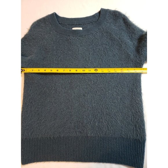 Lou & Grey Womens fuzzy Knit Sweater Long Sleeve Crew Neck Wool Blend size M - Picture 10 of 15